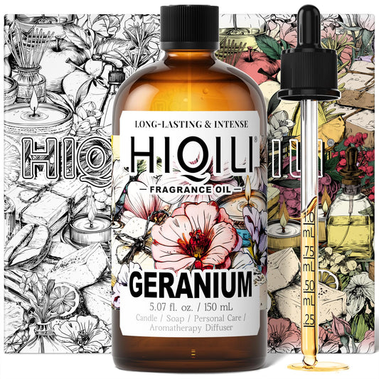 Geranium Fragrance Oil for Diffuser & Soap Making (5.07 Fl Oz)