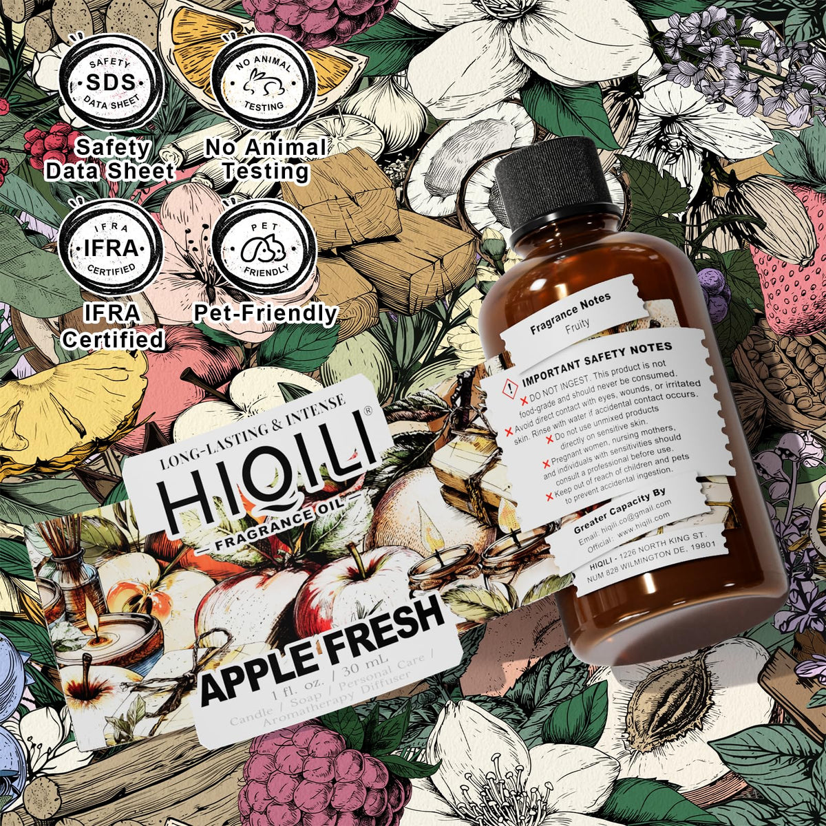 Apple Fresh Fragrance Oil for Candle & Soap Making