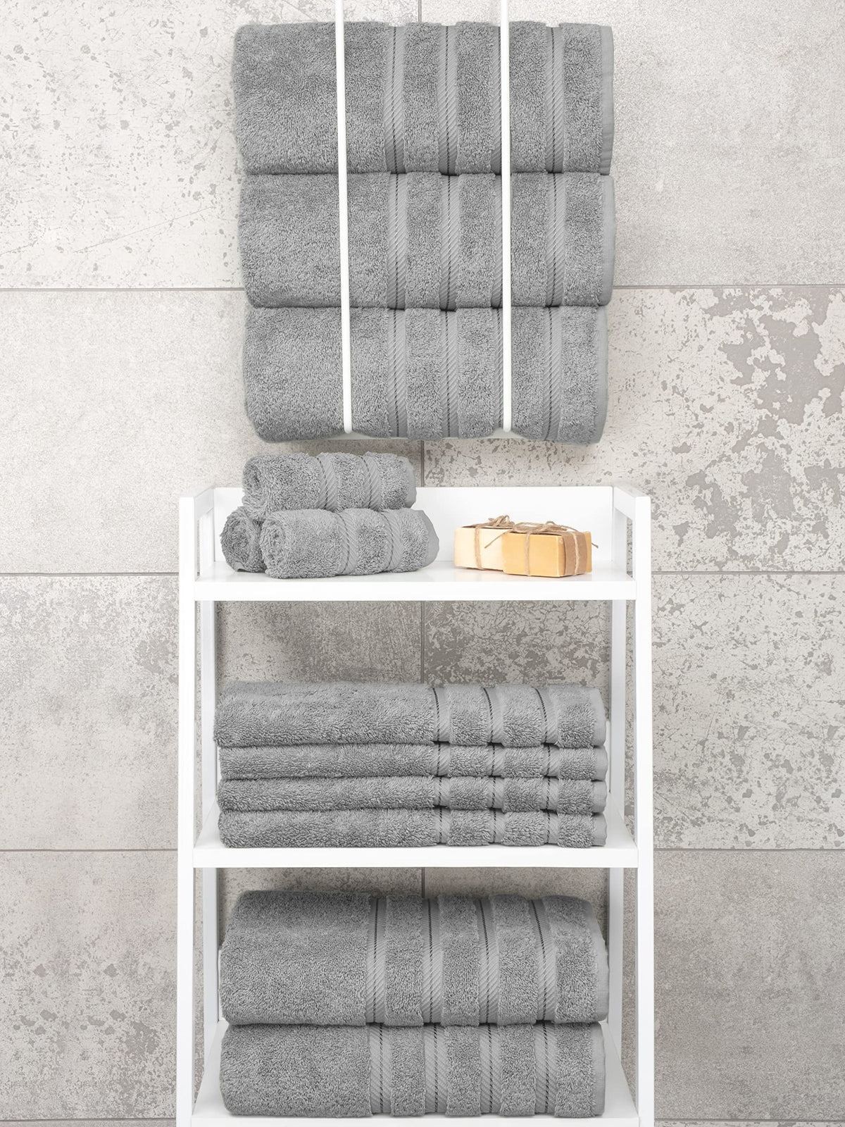 100% Cotton Luxury Turkish Towels (4 Count)