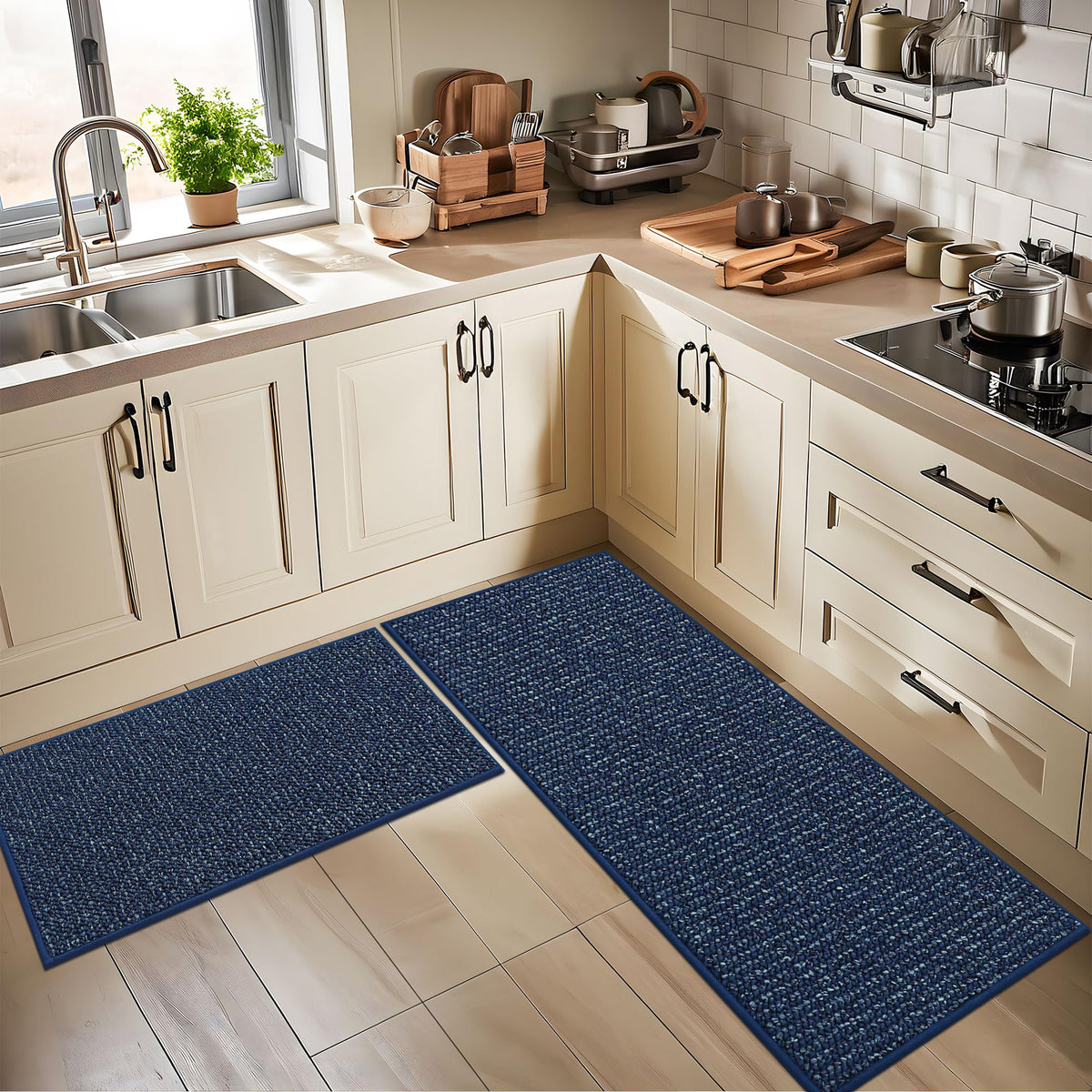 Kitchen Rugs and Mats 2PCS Non