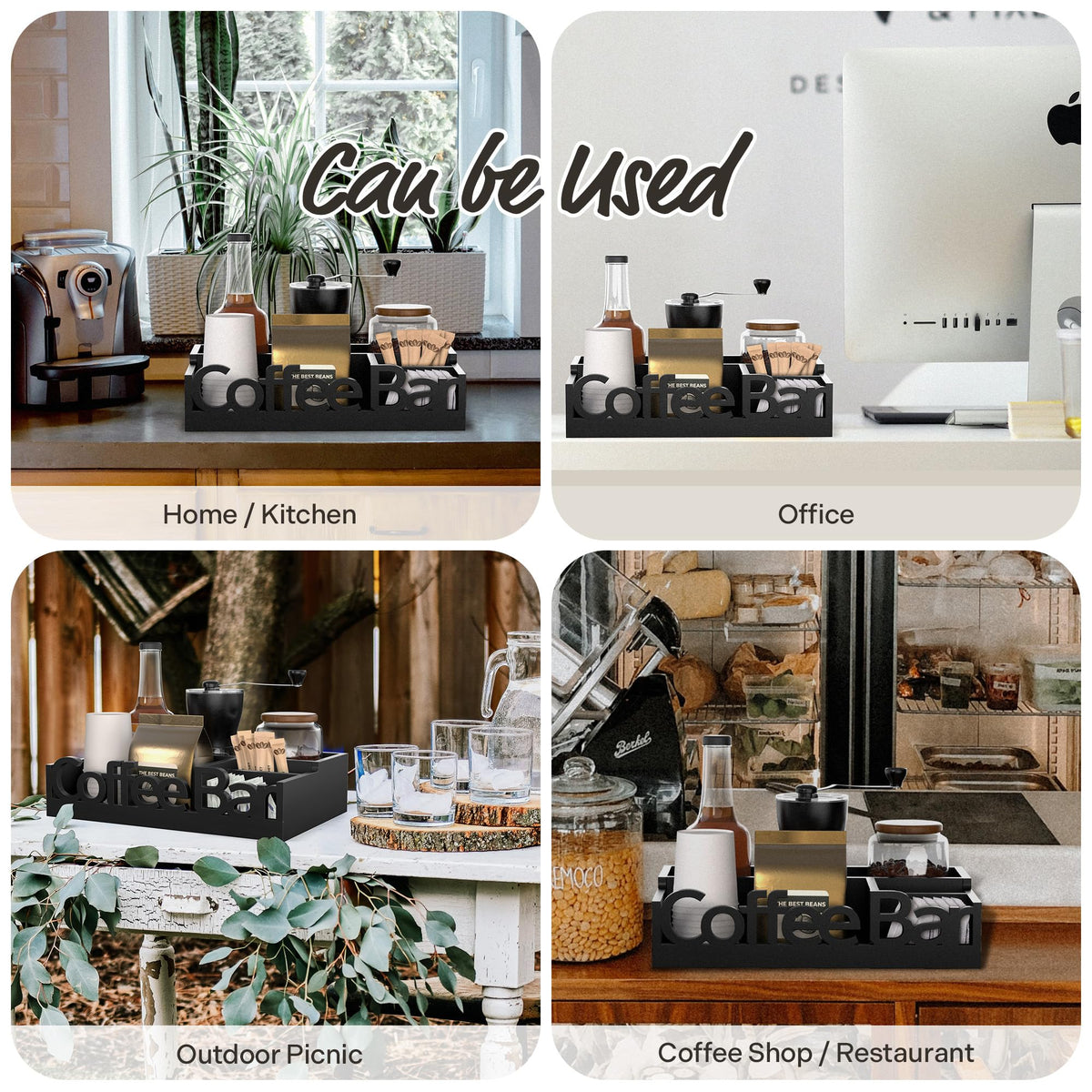 Coffee Bar Organizer Countertop
