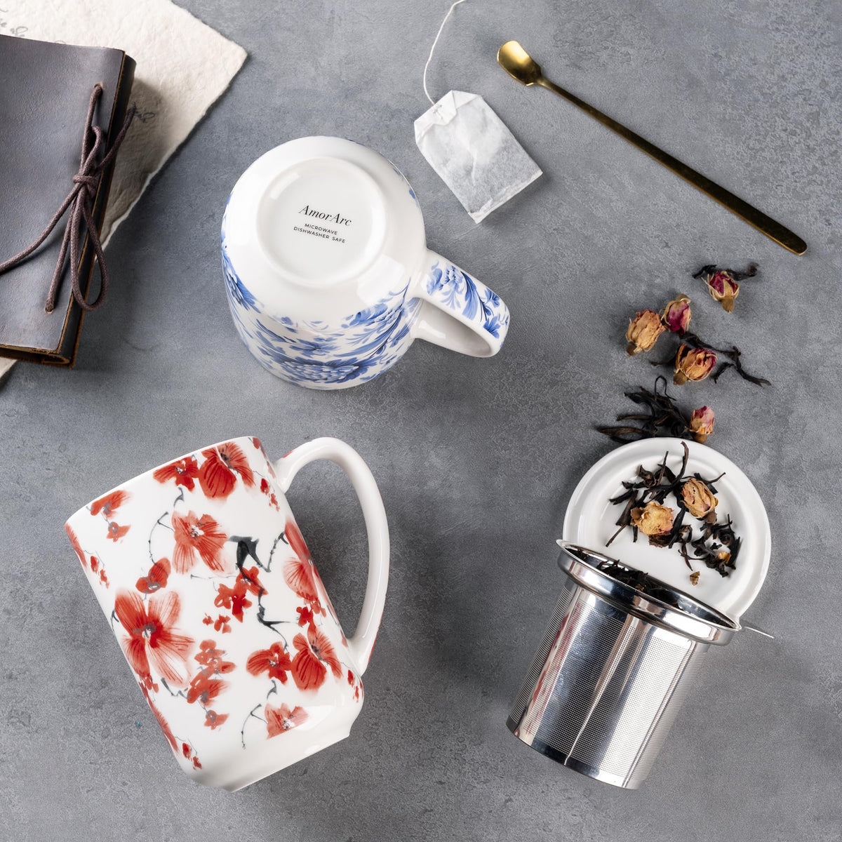 Tea Cup With Infuser and Lid