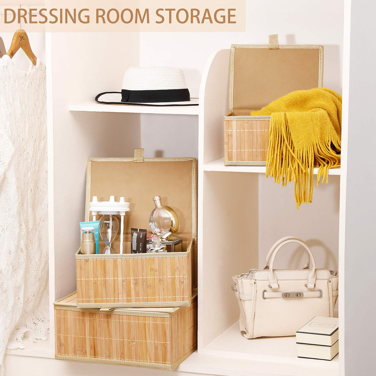 Bamboo Decorative Storage Boxes