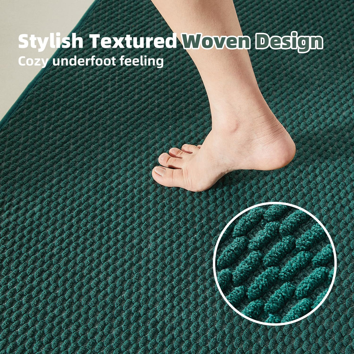 Bathroom Rugs Non Slip Washable