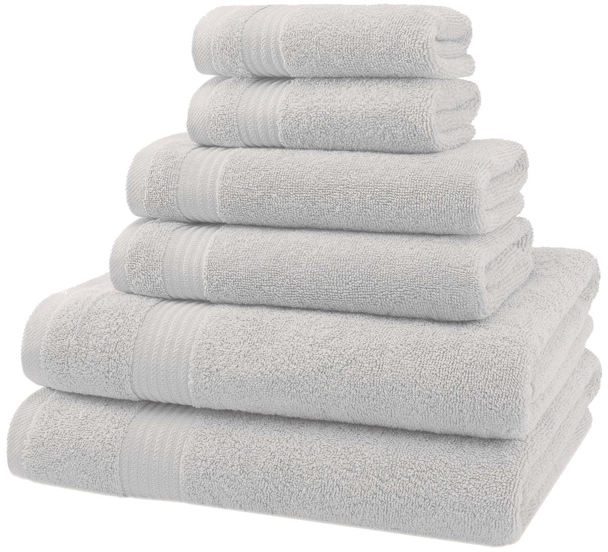 6 Piece Towel Set for Bathroom (6 Count)