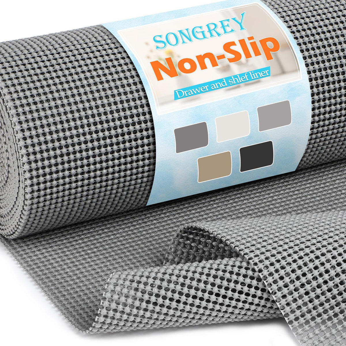 Non Slip Shelf Cabinet and Drawer Liner (20 Sq Ft)