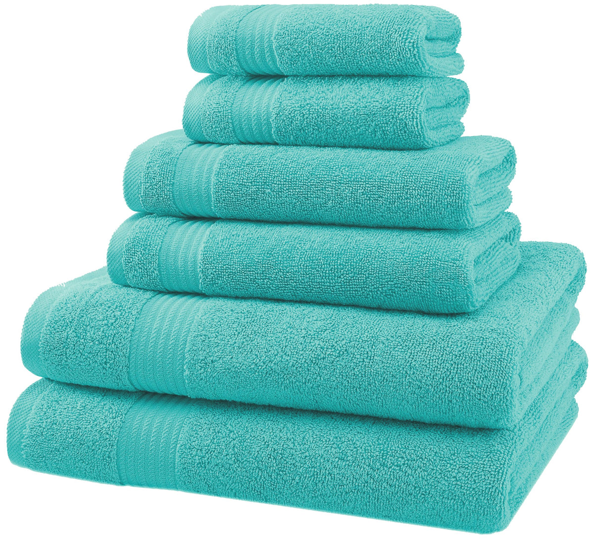 6 Piece Towel Set for Bathroom (6 Count)