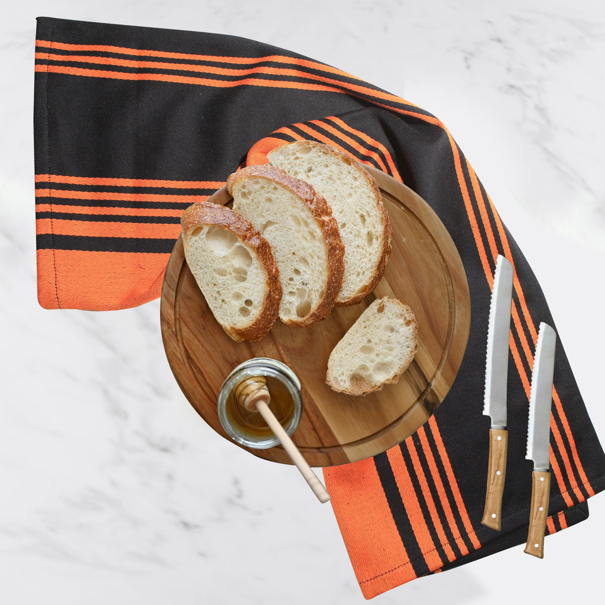 Kitchen Towels Cotton Dish Towels 20”x30” (3 Count)