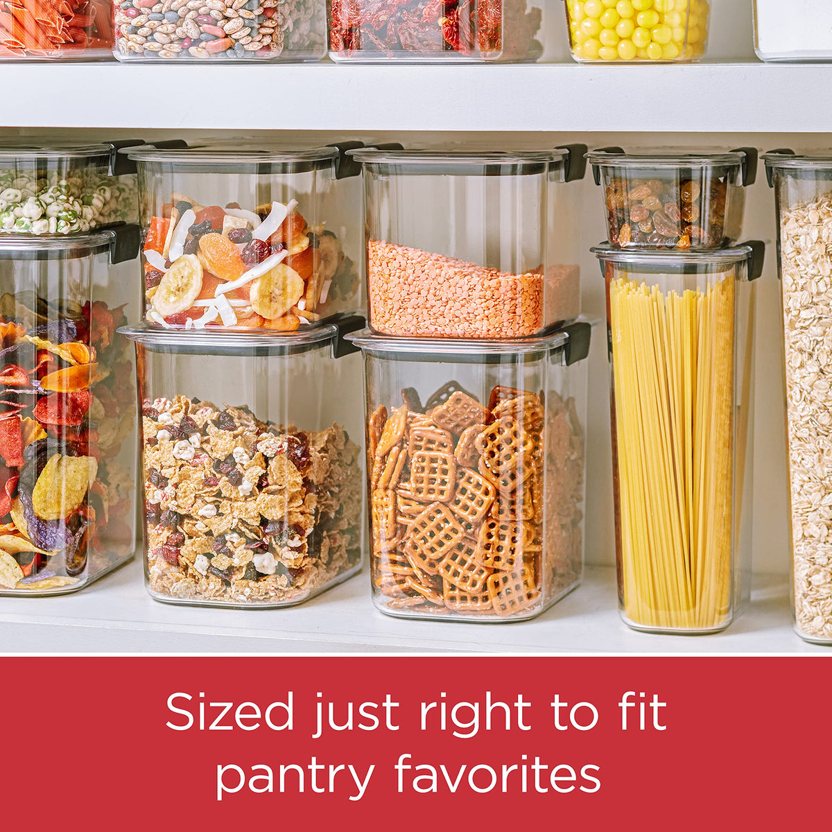 Brilliance Pantry Food Storage Container Set (8 Count)