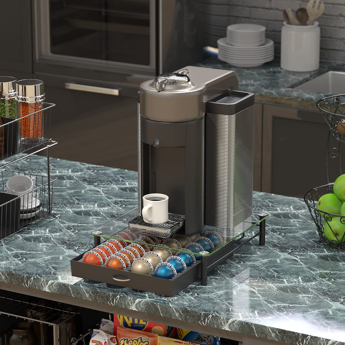 Tempered Glass Vertuo Pod Holder