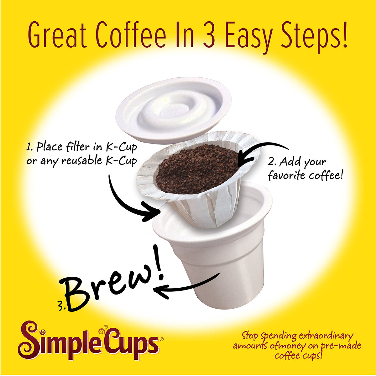 Disposable Paper Coffee Filters 300 Count