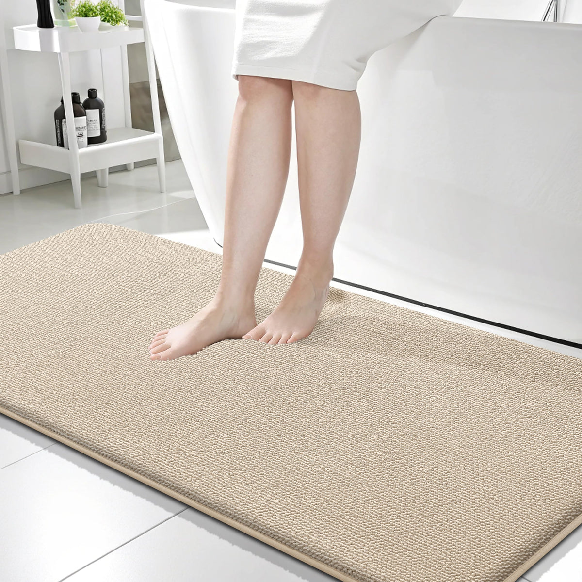 Memory Foam Bathroom Runner Rugs 59x24