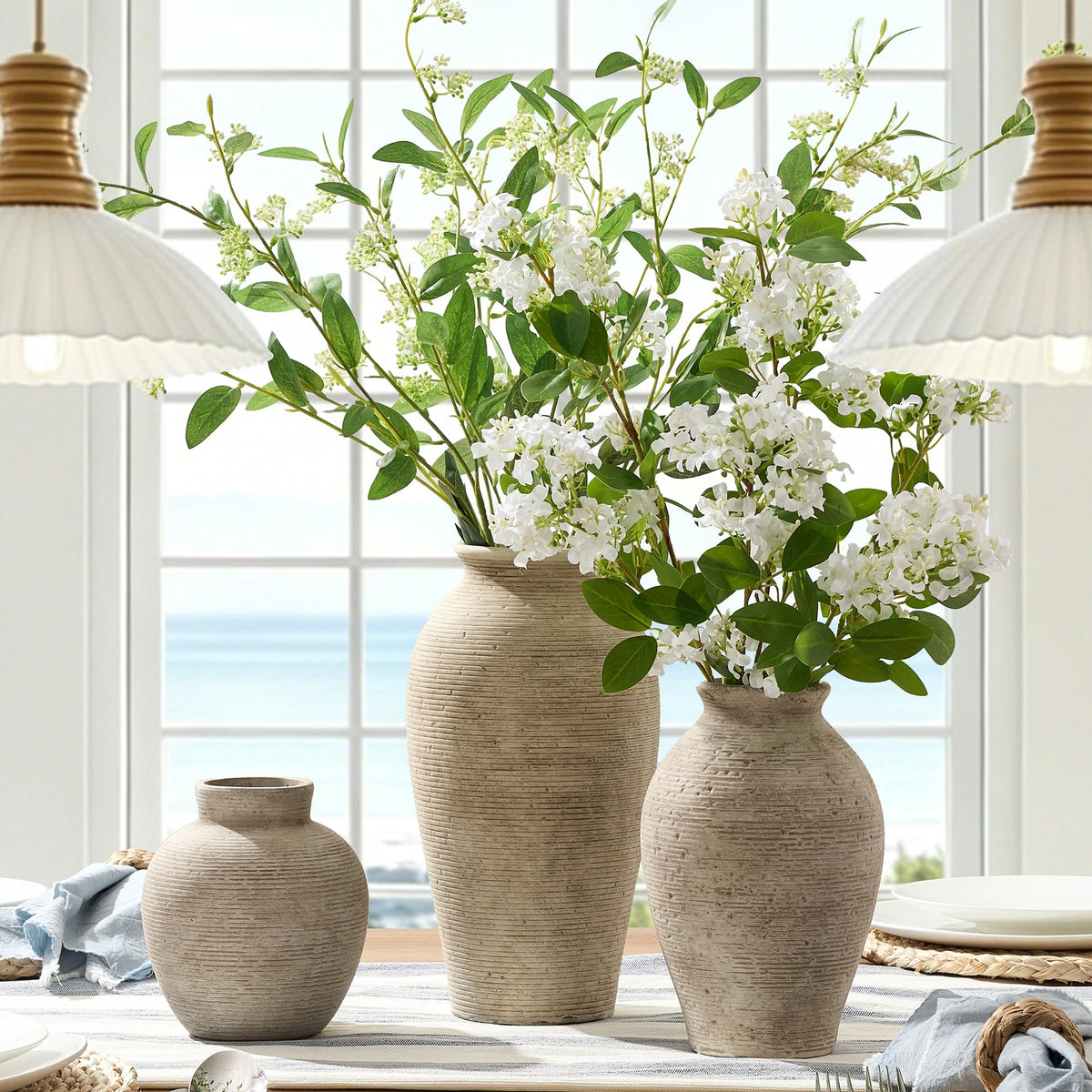 Ceramic Flower Vase Home Decor