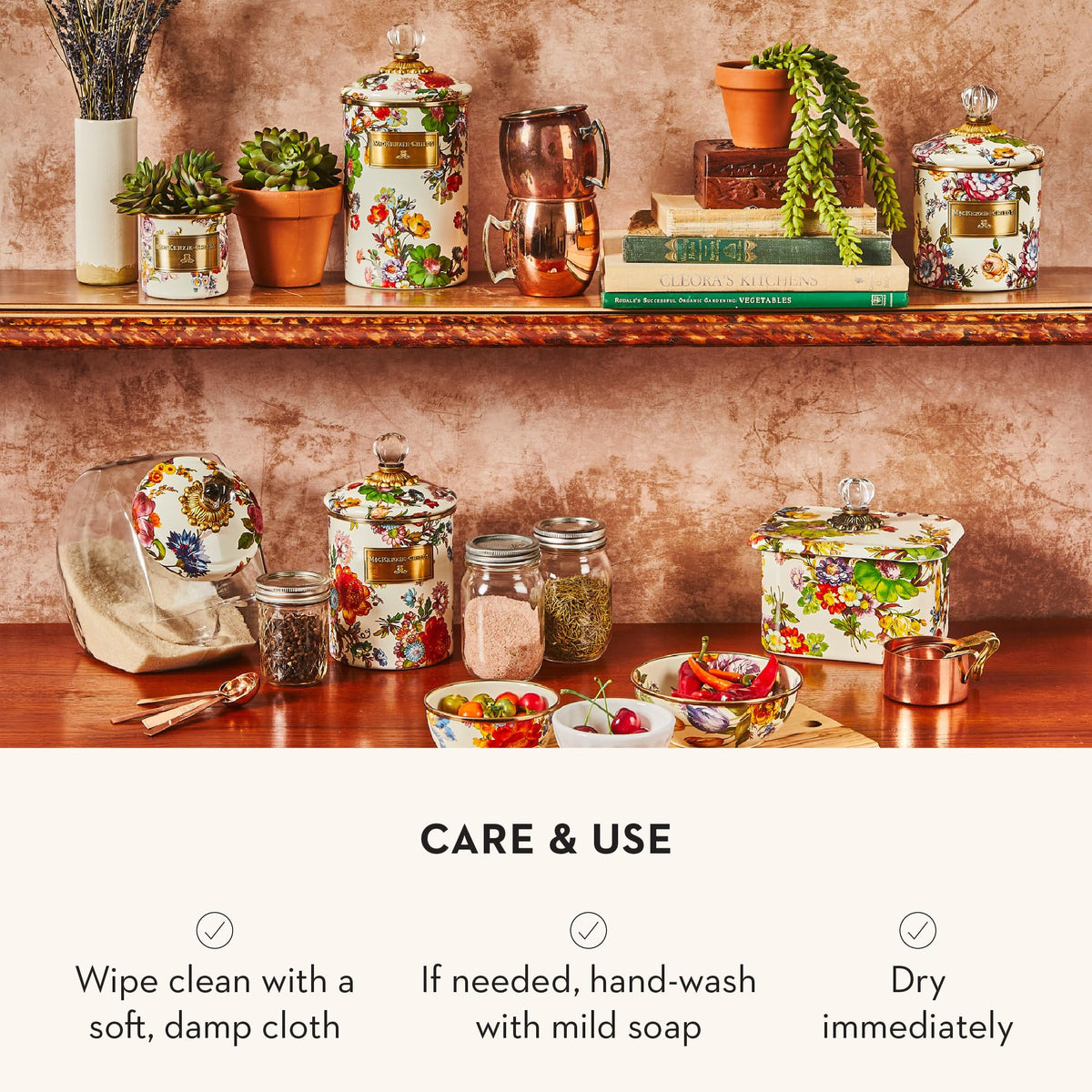 Enamel Canister Set