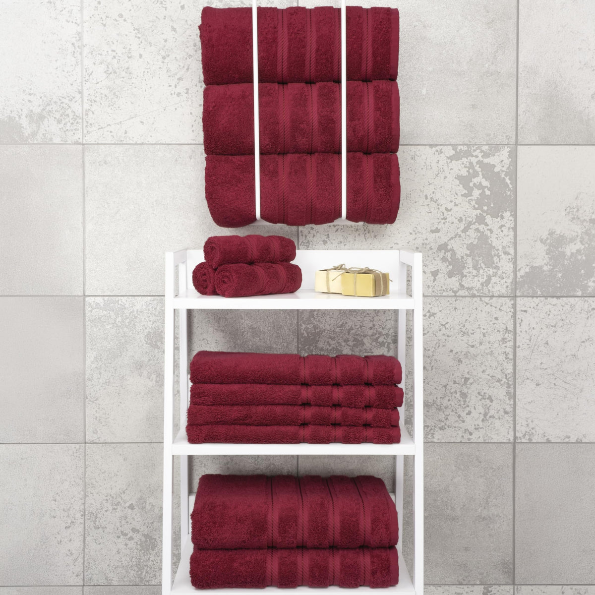 100% Cotton Luxury Turkish Towels (4 Count)