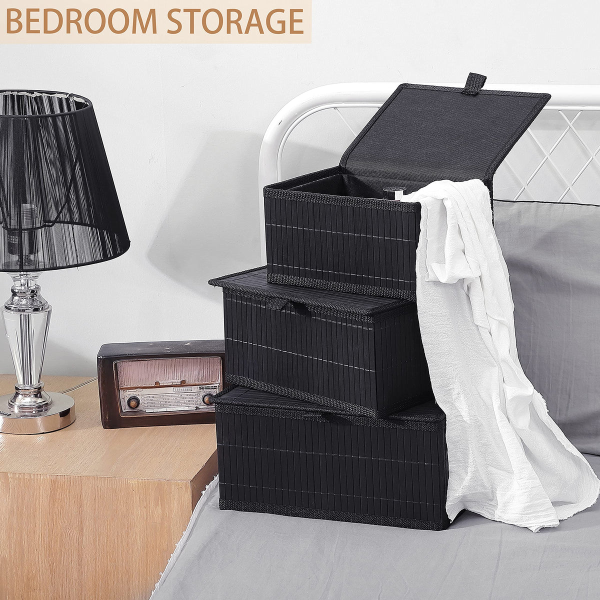 Bamboo Decorative Storage Boxes