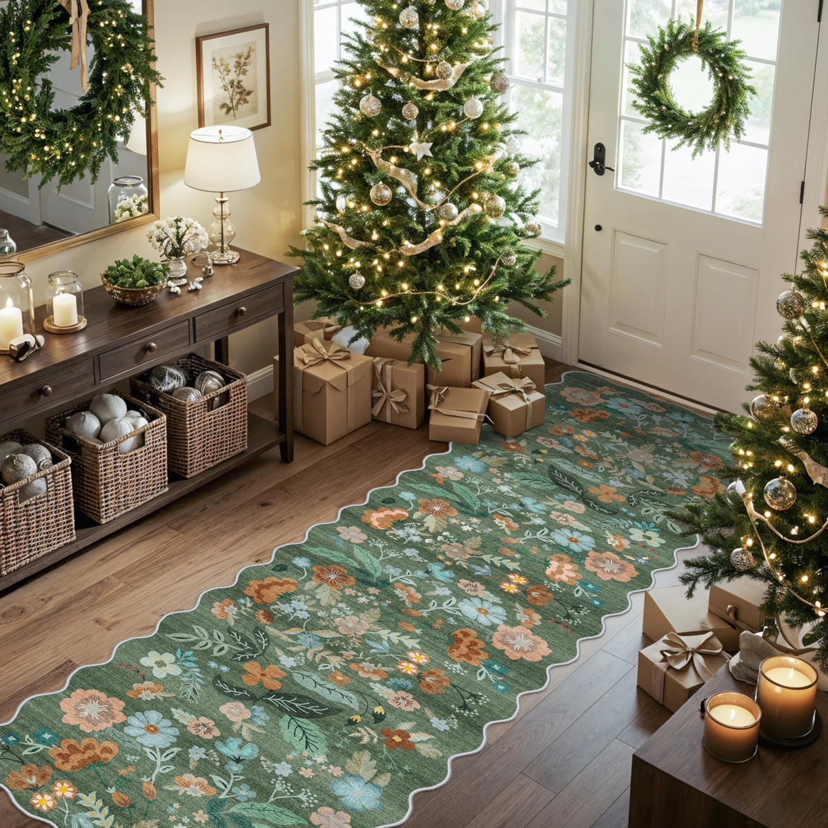 Washable 2x8 Hallway Runner Rug (16 Sq Ft)