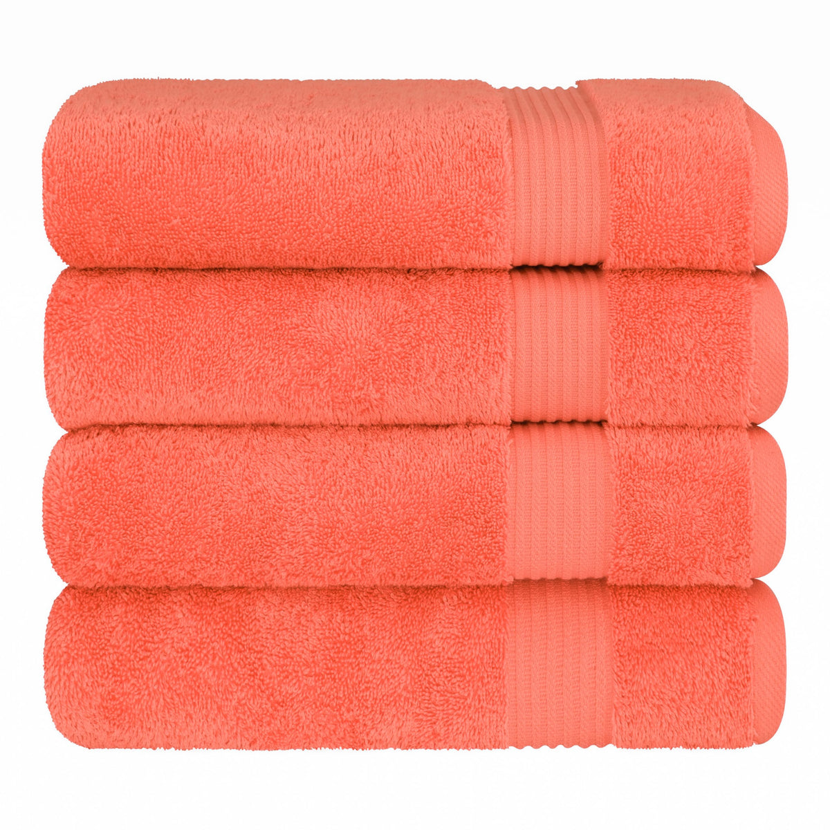 100% Cotton Turkish Towel Set (4 Count)