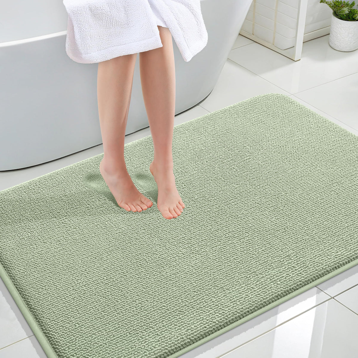 Memory Foam Large Bathroom Rug 47x32