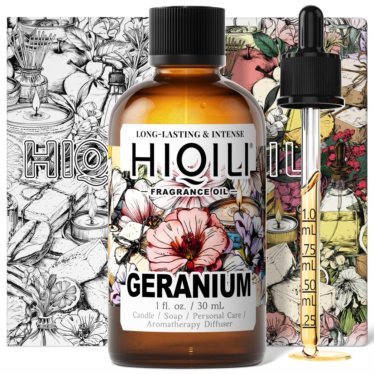 Geranium Fragrance Oil for Diffuser & Soap Making