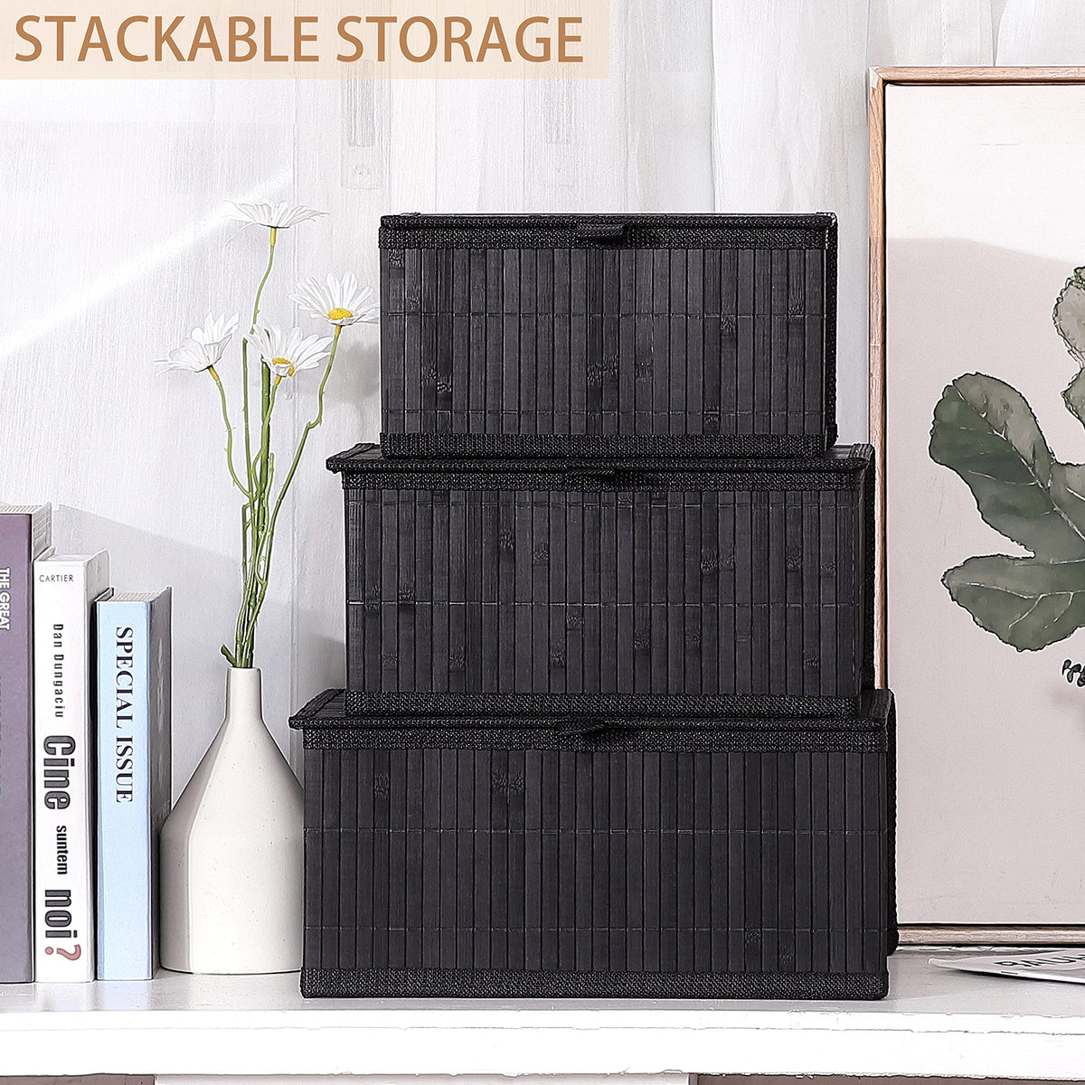 Bamboo Decorative Storage Boxes