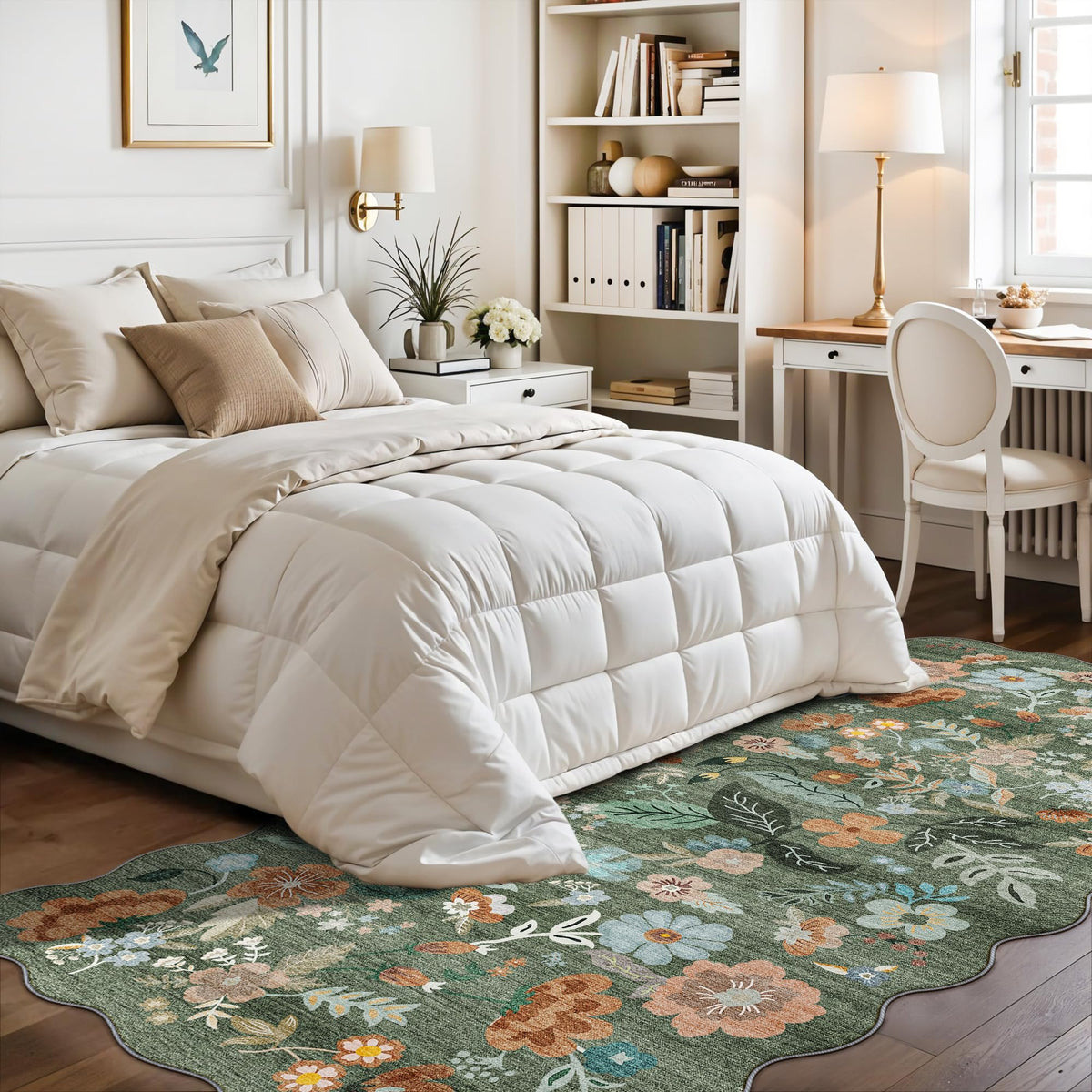 4x8 Washable Area Rug for Family (32 Sq Ft)