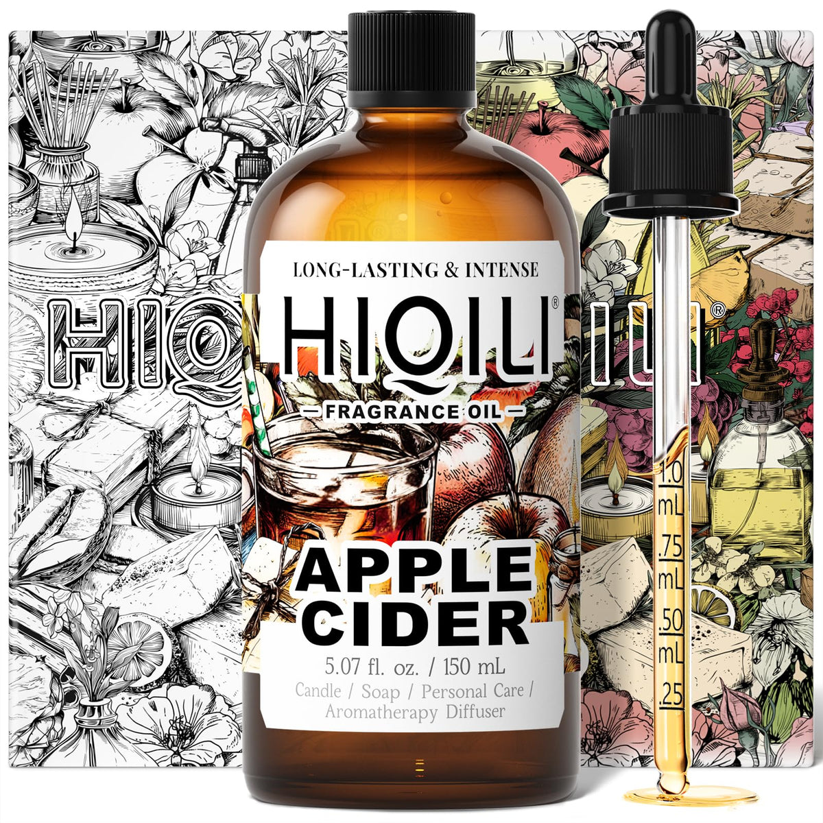Apple Cider Fragrance Oil for Diffuser (5.07 Fl Oz)