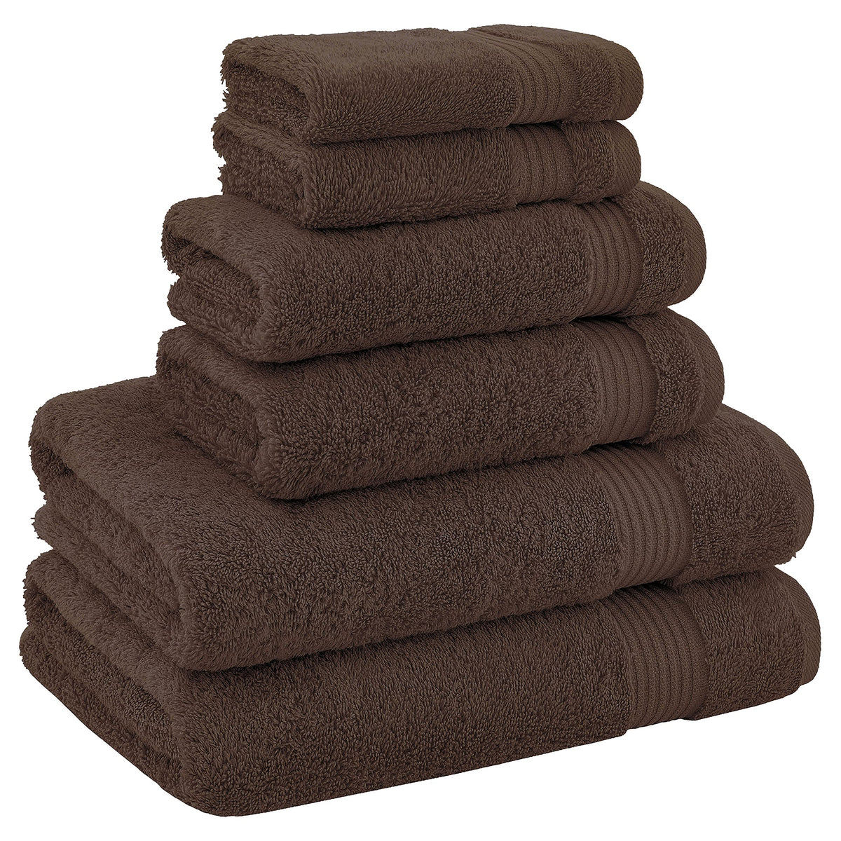 100% Cotton Turkish 6 Piece Towel Set