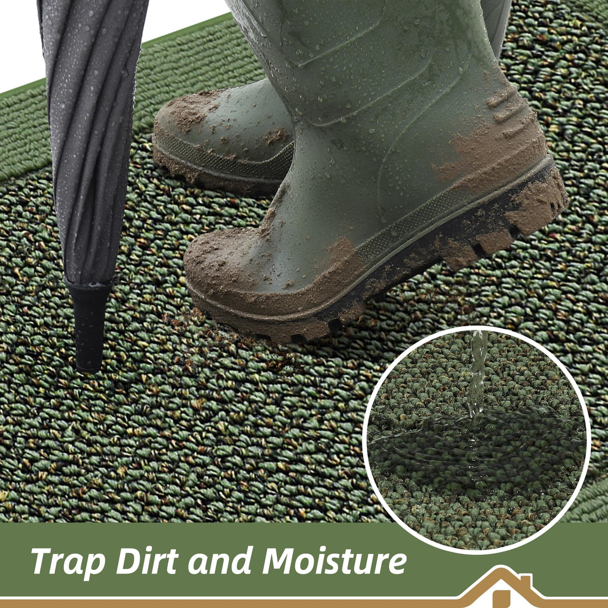 Indoor Door Mat 20" x 32" (4.44 sq ft Count)