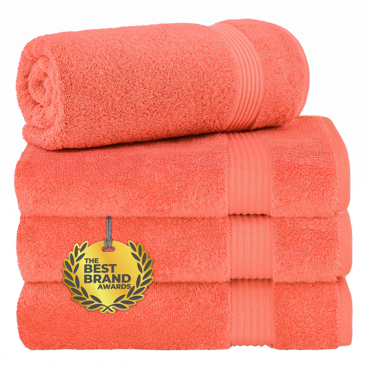100% Cotton Turkish Towel Set (4 Count)