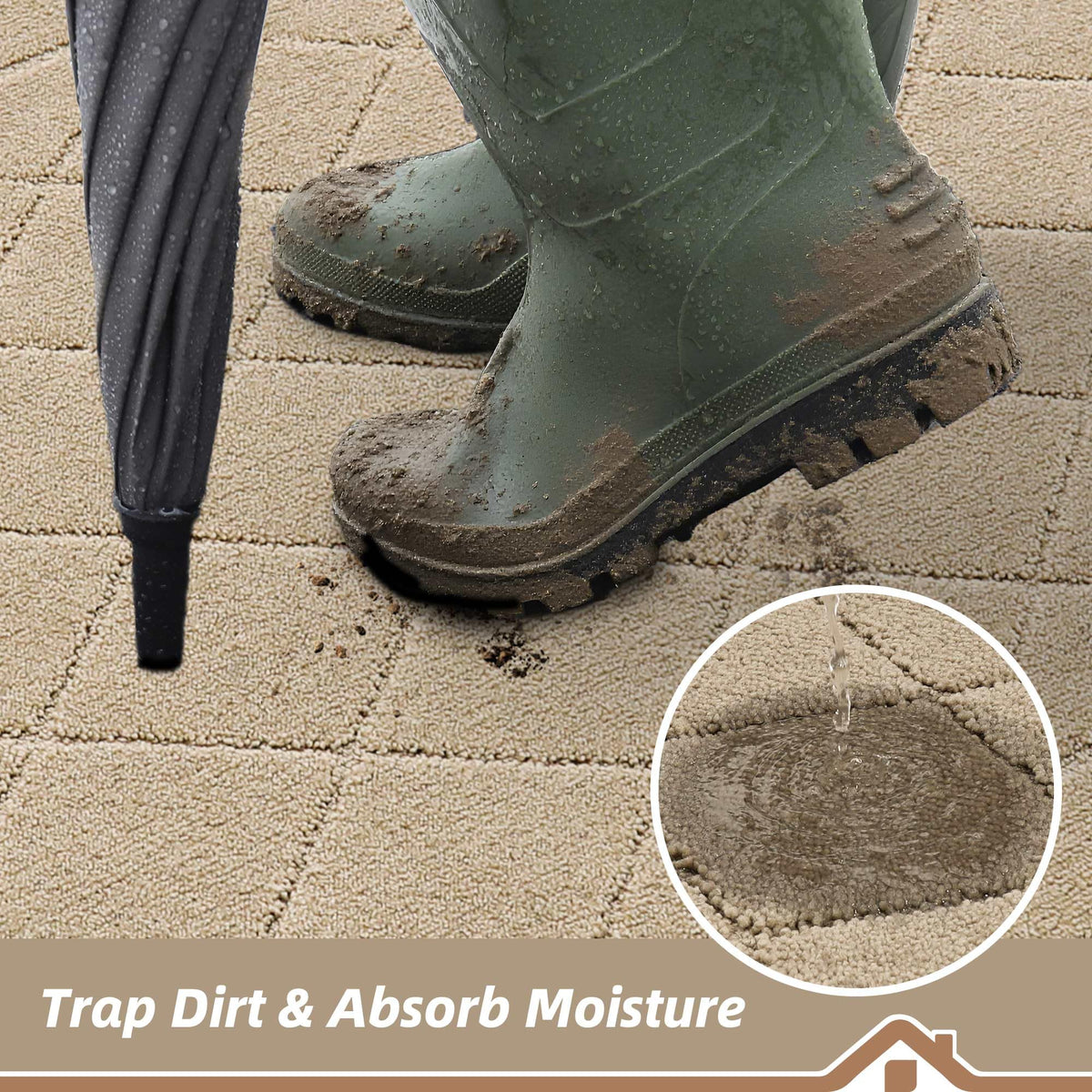 Dirt Trapper Door Mat 36" x 60" (21.6 Sq Ft)