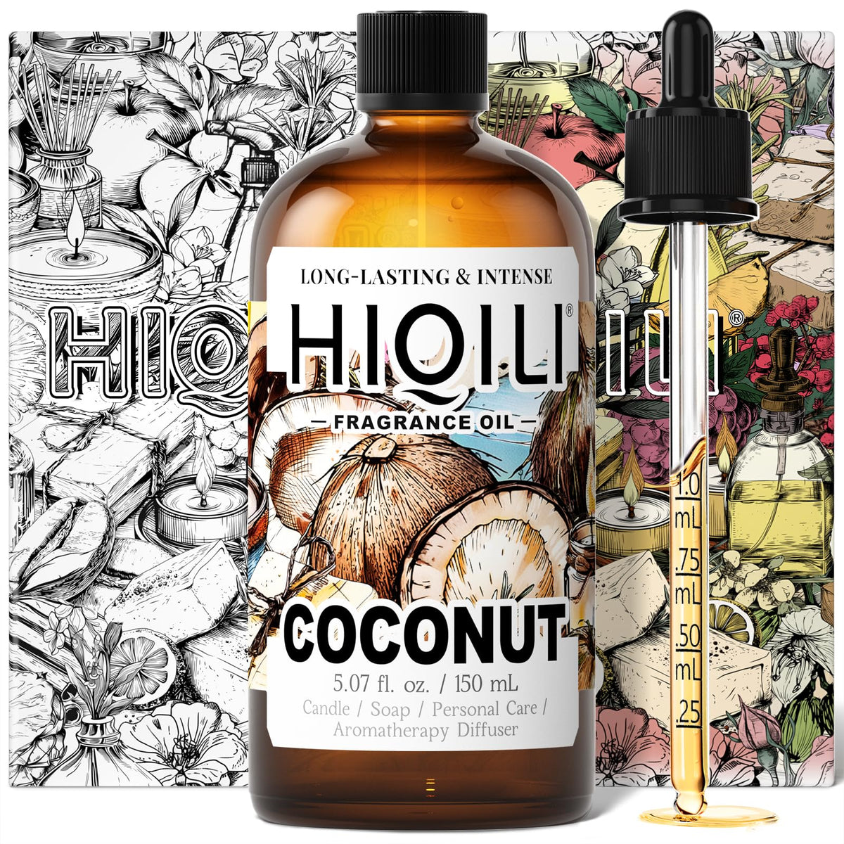 Coconut Fragrance Oil for Soap (5.07 Fl Oz)