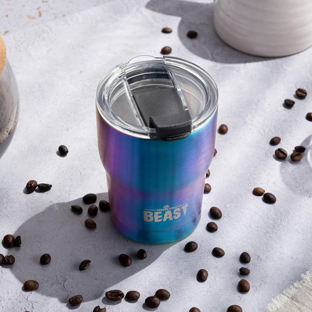 Beast 10 oz Tumbler Stainless Steel Vacuum Insulated Coffee Ice Cup Double Wall Travel Flask