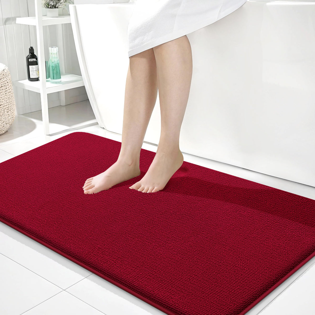 Memory Foam Bathroom Runner Rug 44x24