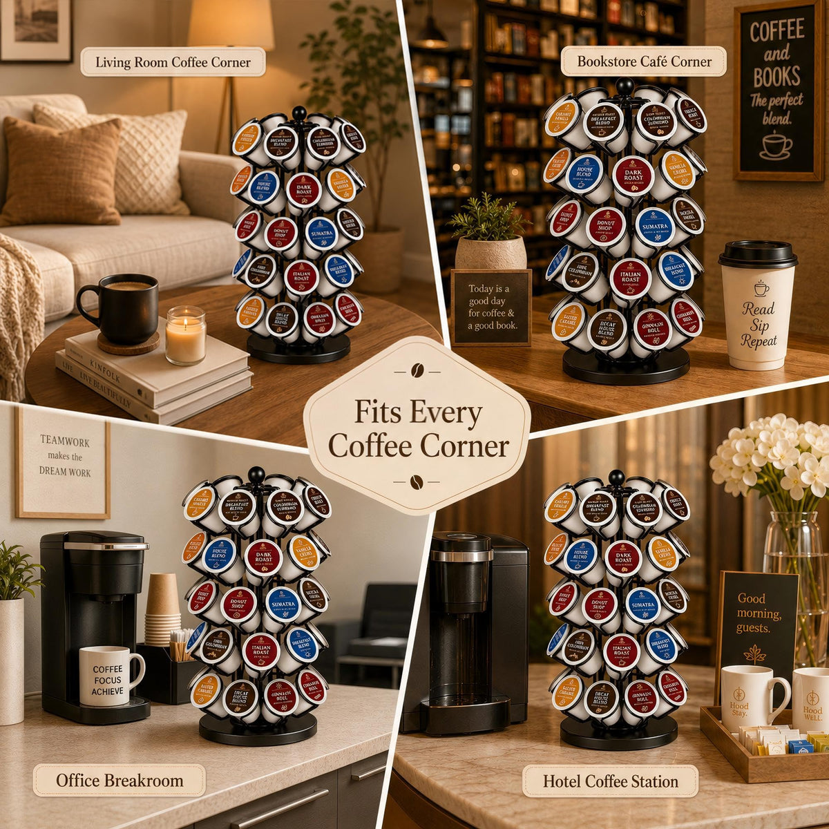 K Cup Holder Coffee Pod Holder Storage Organizer Stand