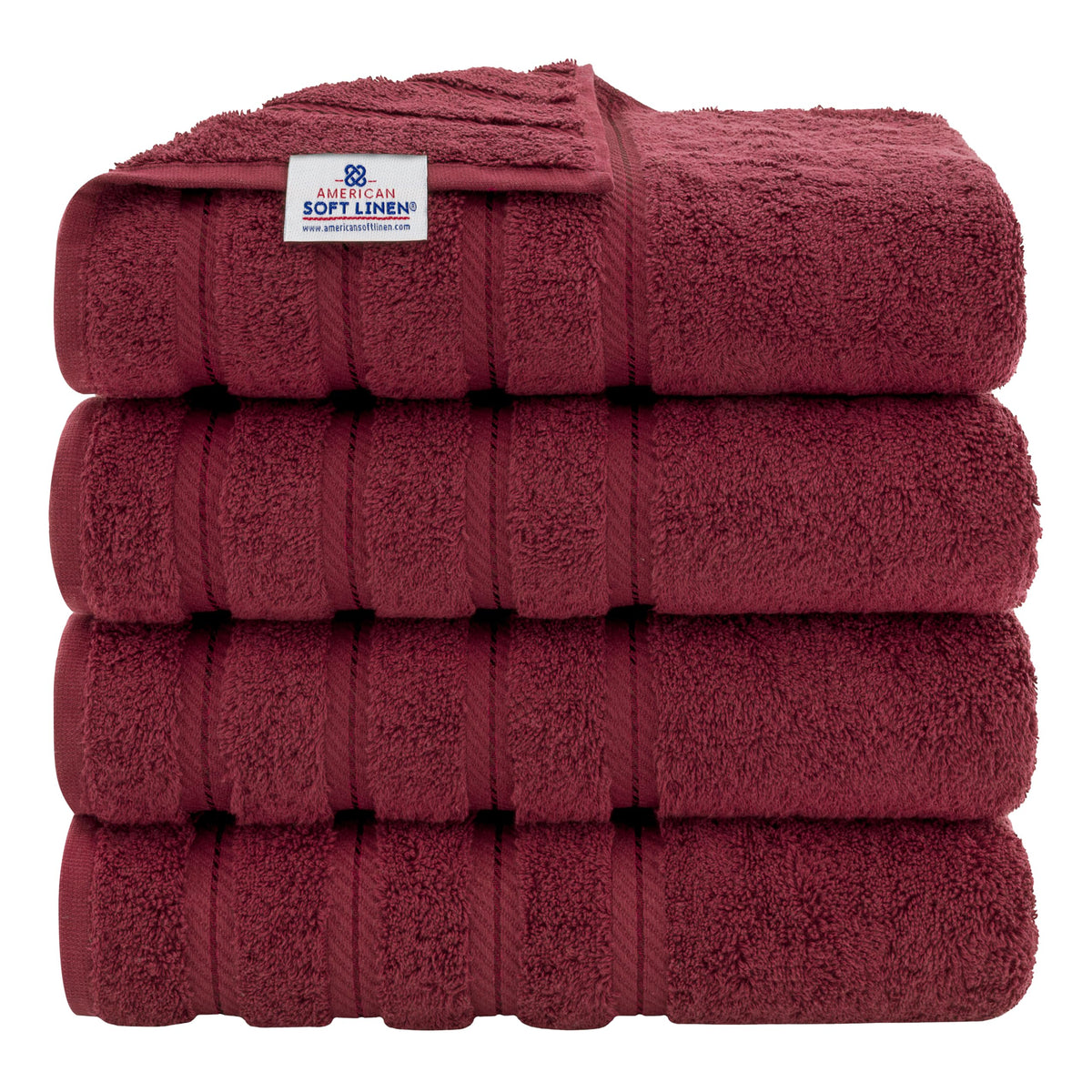 100% Cotton Luxury Turkish Towels (4 Count)