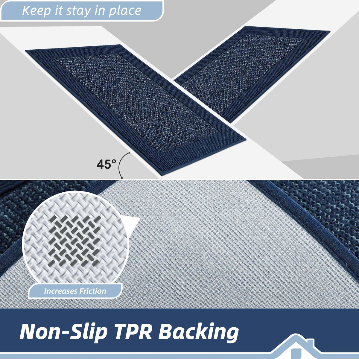 Indoor Door Mat 20" x 32" (640 sq in)