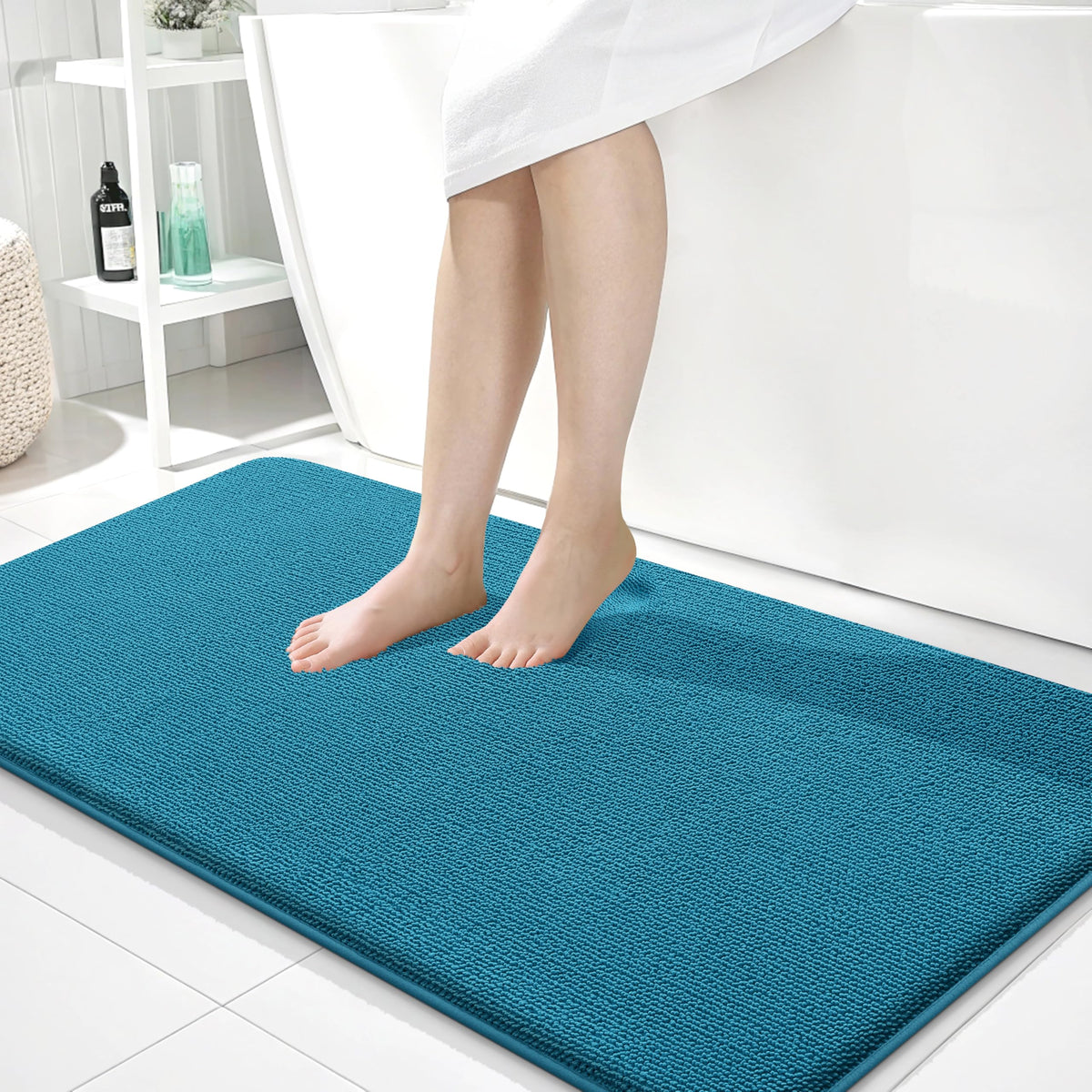 Memory Foam Bathroom Runner Rugs 44x24