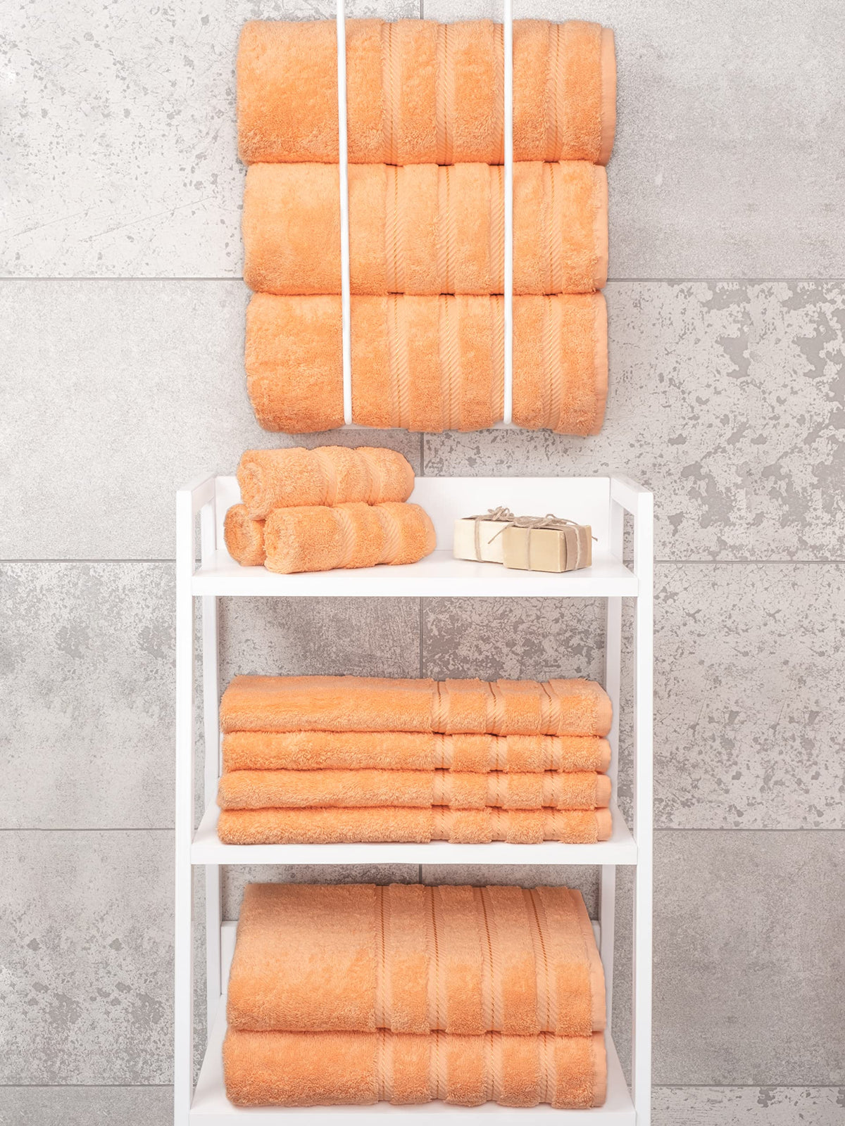 100% Cotton Luxury Turkish Towels (4 Count)