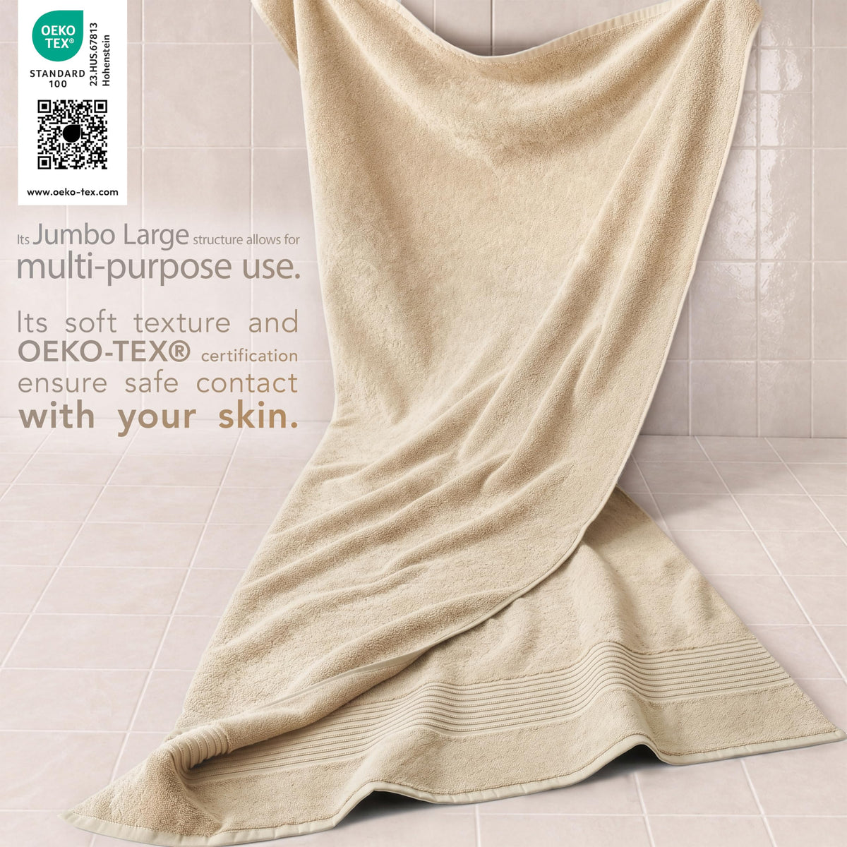 100% Cotton Turkish Towel Set (4 Count)