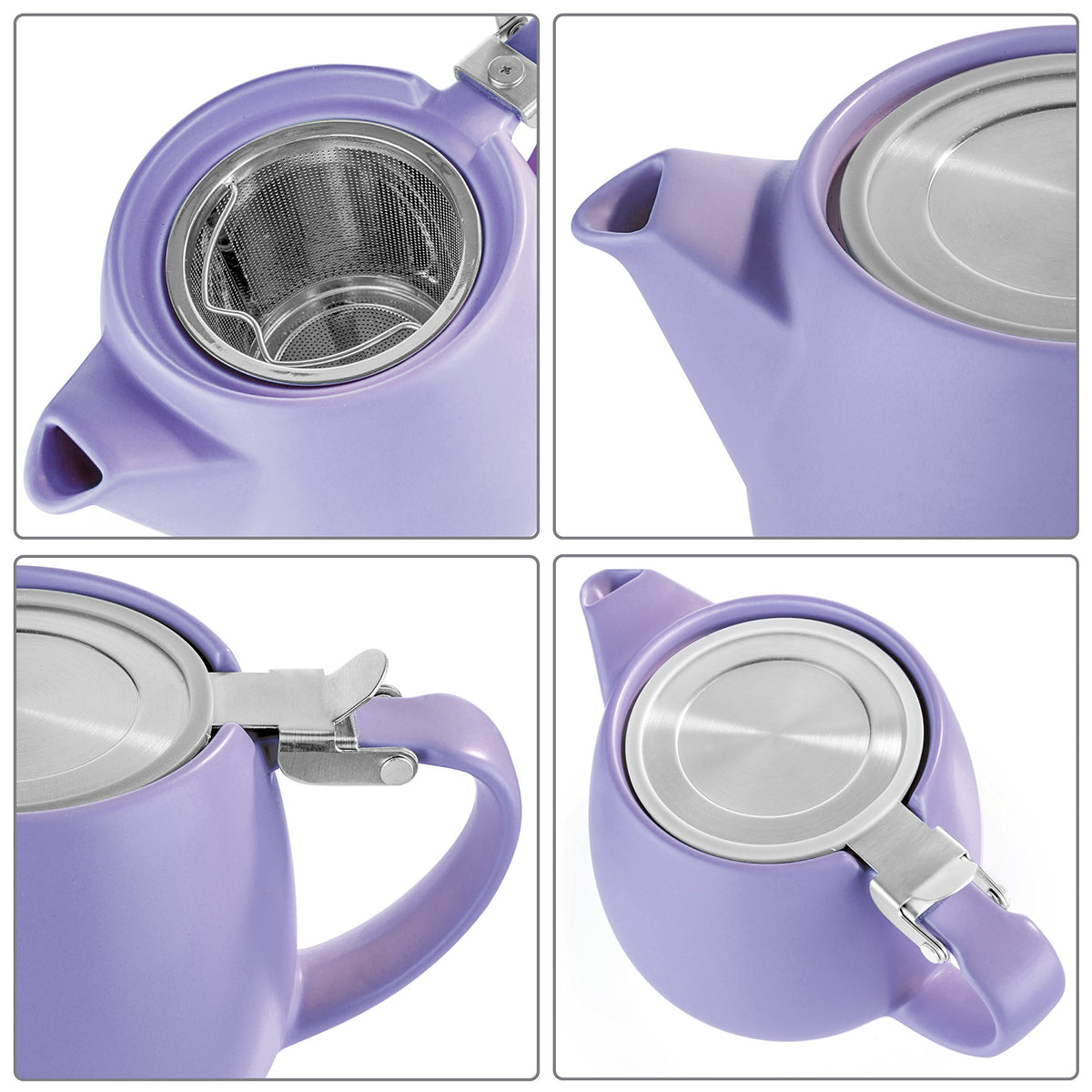 Pluto Porcelain Small Teapot Violet