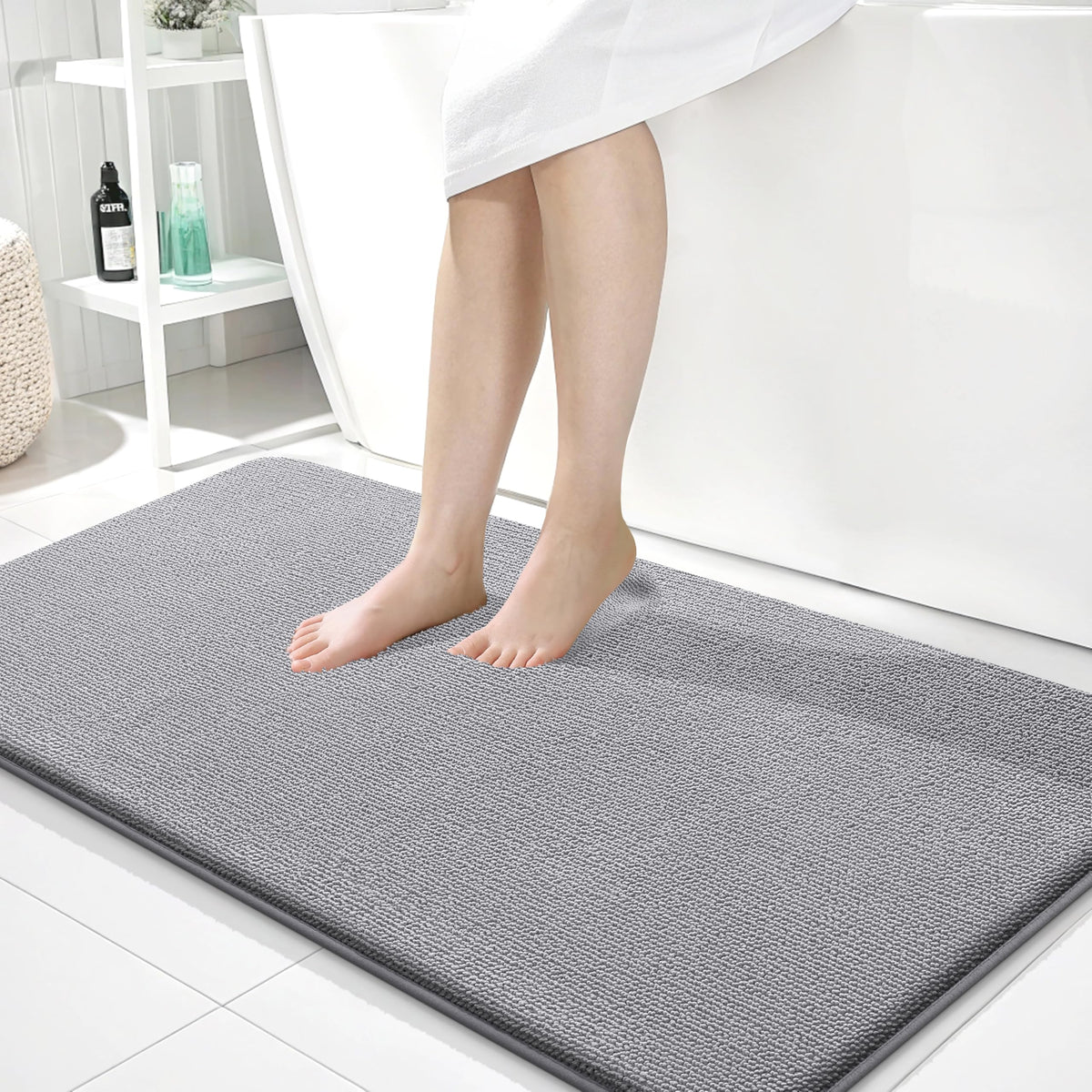 Memory Foam Bathroom Runner Rug 44x24