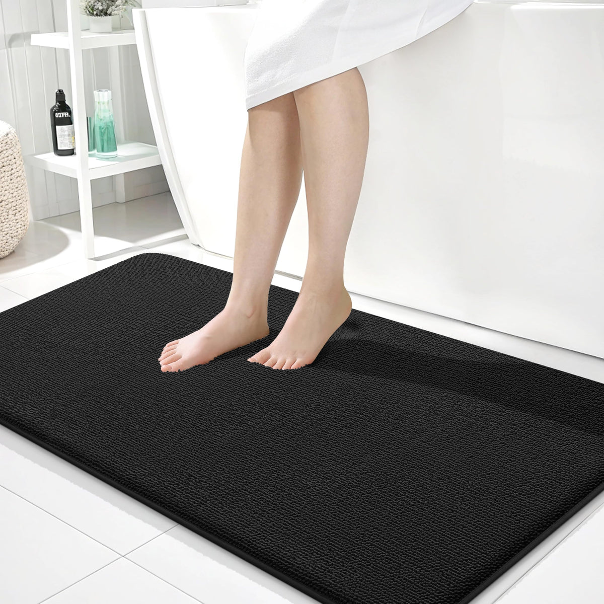 Memory Foam Bathroom Runner Rugs 44x24
