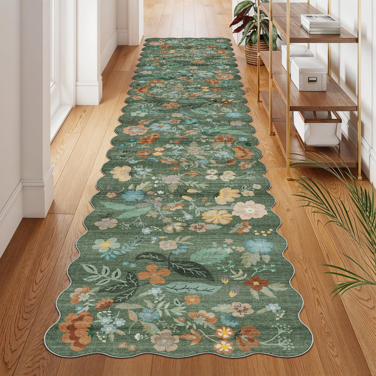 Washable 2'6x12 Hallway Runner Rug (30 Sq Ft)