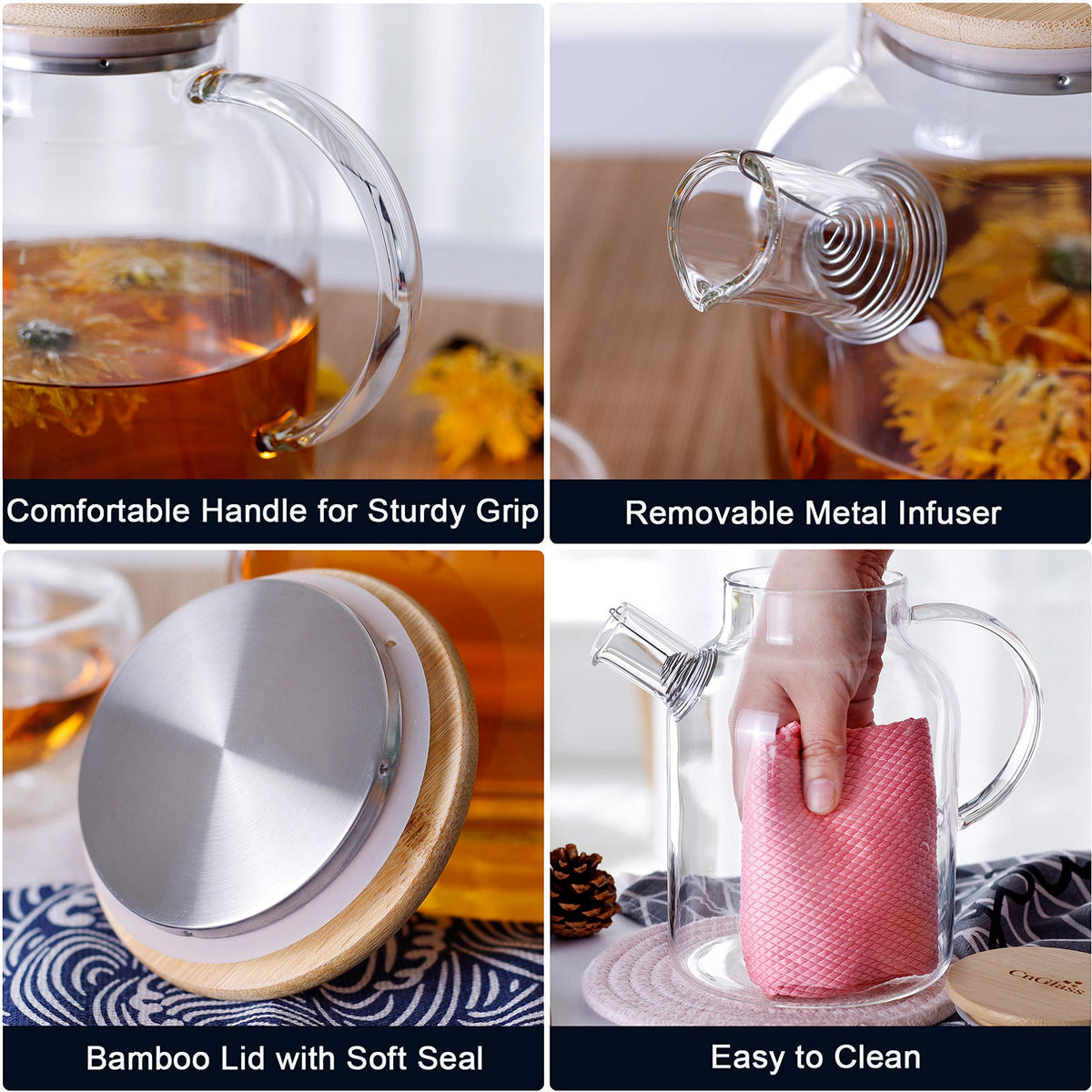 Glass Teapot Stovetop Safe