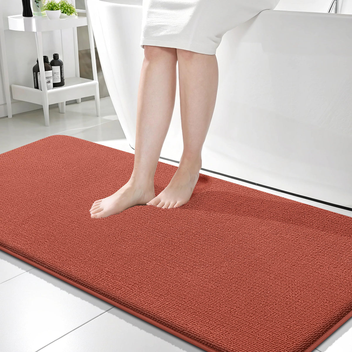 Memory Foam Bathroom Runner Rugs 59x24
