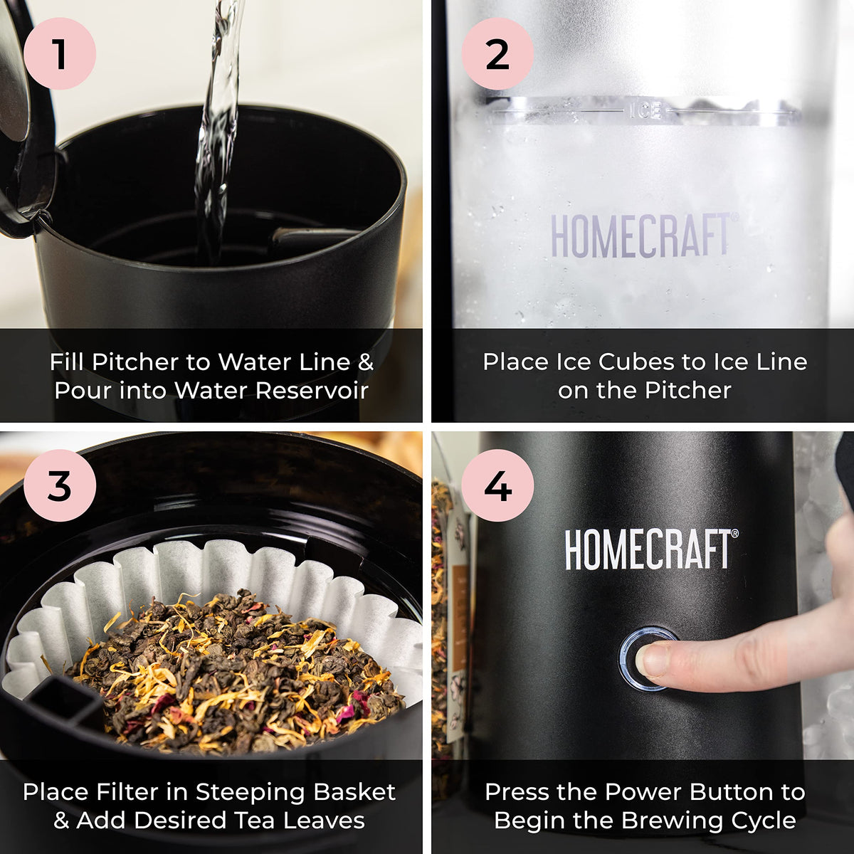 Electric Iced Tea Maker for Sweet Tea and Cold Brew Coffee