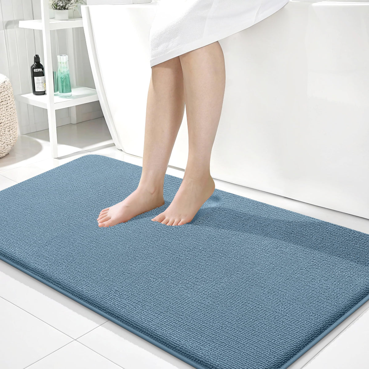 Memory Foam Bathroom Runner Rug 40x24