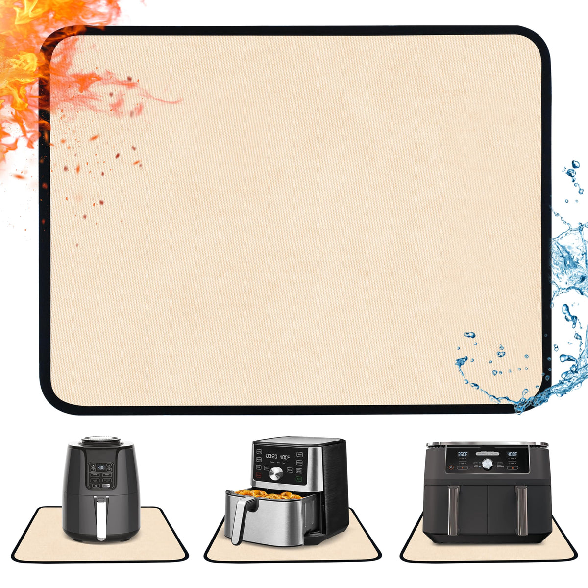 Heat Resistant Mats for Air Fryer on Countertop