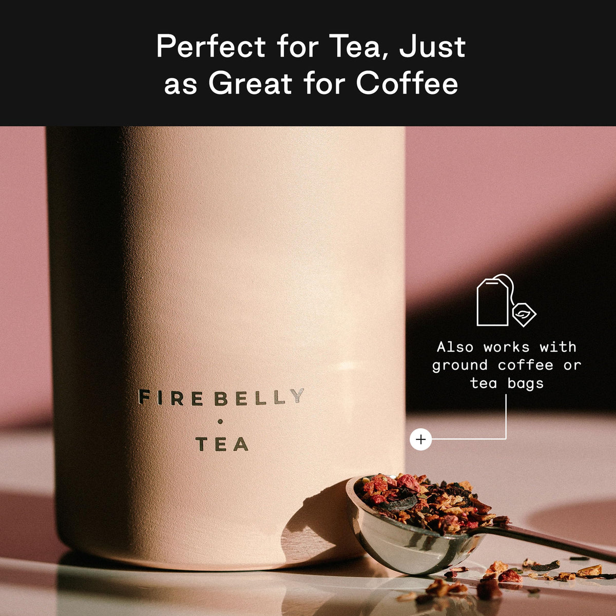 Travel Tea Infuser Mug with Strainer